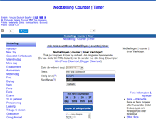 Tablet Screenshot of dk.freecountdown.net